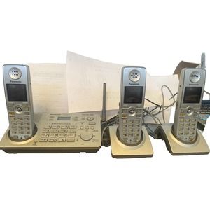 Panasonic Phones KX-TG5777 5.8GHz Cordless Expandable Digital w/3 Handsets